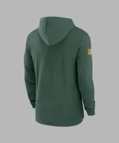 NFL Bay Packers Sideline Green Hoodie