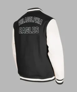 Nfl Philadelphia Eagles Black Varsity Jacket for Sale