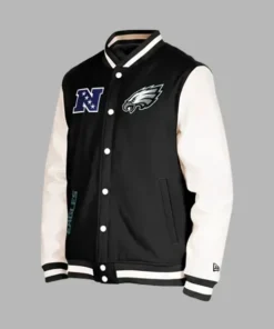 Nfl Philadelphia Eagles Black Varsity Jacket