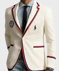 Olympics 2024 Team USA White Blazer