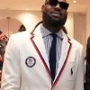 Olympics 2024 Team USA White Blazer Jacket