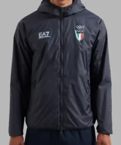 Paris 2024 Olympic Italia Team Jacket with Hood