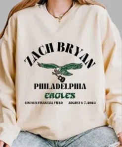 Zach Bryan Philadelphia Eagles Sweatshirt