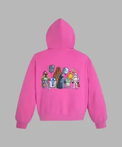 Star Wars Zip-up Pink Hoodie