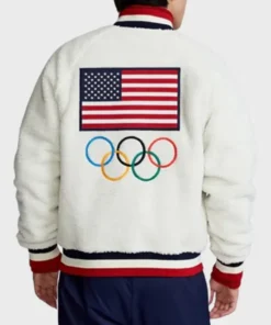 Olympic Ralph Lauren Team USA Blue Reversible Jacket