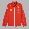 Scuderia Ferrari Logo 2024 Team Coach Red Jacket