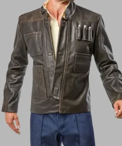 Han Solo Star Wars Brown Leather Jacket