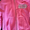 Pink Star Wars Zip-up Hoodie for Sale