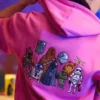 Star Wars Zip-up Hoodie Pink