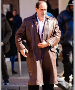 Oswald Cobblepot The Penguin Brown Leather Coat