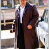 The Penguin 2024 Oswald Cobblepot Brown Leather Coat