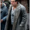 The Penguin Colin Farrell Grey Shearling Coat for Sale