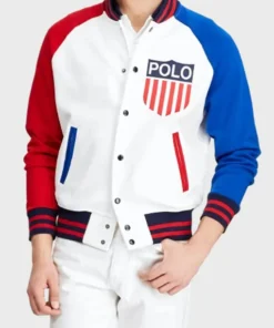 Ralph Lauren USA Polo Shield Baseball Jacket