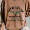 Zach Bryan Philadelphia Eagles Crewneck Sweatshirt