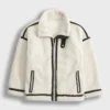 Abercrombie Contrast Trim Sherpa Jacket