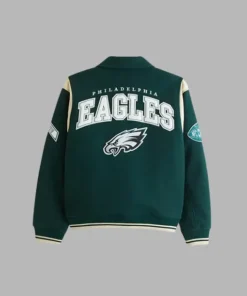 Philadelphia Eagles Green Varsity Jacket