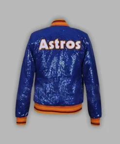 Houston Astros Sequin Glitter Jacket