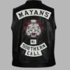 Mayans MC Ezekiel ‘EZ’ Reyes Black Leather Vest