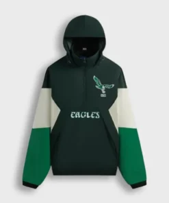 NFL Philadelphia Eagles Quarter Zip Anorak With Hood