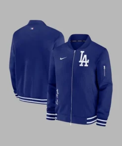 Dodgers Blue Bomber Jacket MLB Los Angeles