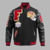 San Francisco 49ers Mashup Black Varsity Jacket