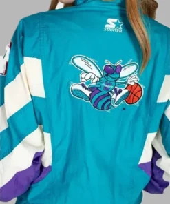 Vintage NBA Charlotte Hornets Starter Anorak Jacket