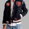 Chicago Bears Varsity Black Bomber Jacket