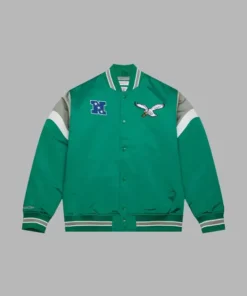 Philadelphia Eagles Mitchell Heavyweight Satin Jacket