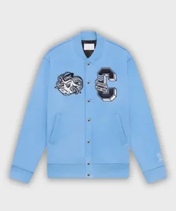 OVO Unc Tar Heels Varsity Jacket Blue