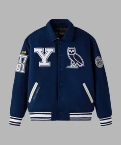 2024 October’s Very Own OVO Campus Yale Varsity Jacket