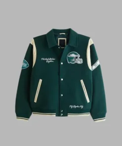 Abercrombie Philadelphia Eagles Varsity Bomber Jacket