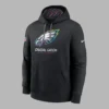 Philadelphia Eagles Crucial Catch Club Black Hoodie