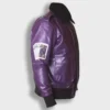 Batman Joker Goon Purple Bomber Jacket