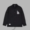 Los Angeles Dodgers Black Starter Coach Jacket