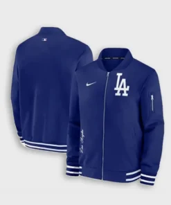 la dodgers bomber jacket in Nike