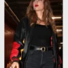 Taylor Swift Kansas City Chiefs Vintage Leather Bomber Jacket