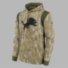 Detroit Lions Nike Camo Salute To Service Hoodie