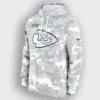 2024 Kansas City Chiefs Nike Arctic Camo Salute to Service Hoodie