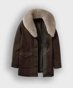 Kelly Reilly Yellowstone Beth Dutton Shearling Coat