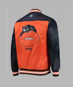 NFL Chicago Bears The Tradition Orange Varsity Jacket