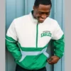 Philadelphia Eagles Starter Jacket Green and White