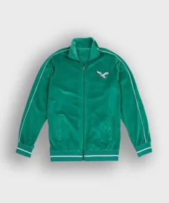 Philadelphia Eagles Green Velour Tracksuit