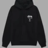 Black Stussy World Tour Hoodie