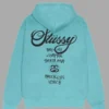 Blue Stussy World Tour Hoodie