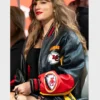 Taylor Swift Chiefs Black Leather Jacket