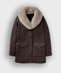 Yellowstone Beth Dutton Brown Shearling Coat