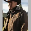 Kevin Costner Yellowstone Brown Corduroy Jacket